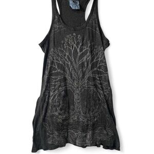 Tree of Life Design Tank Top Dress